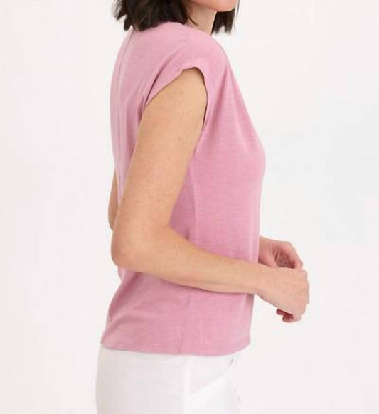 Wearables - Arwen Soft Jersey Mock Neck Tee