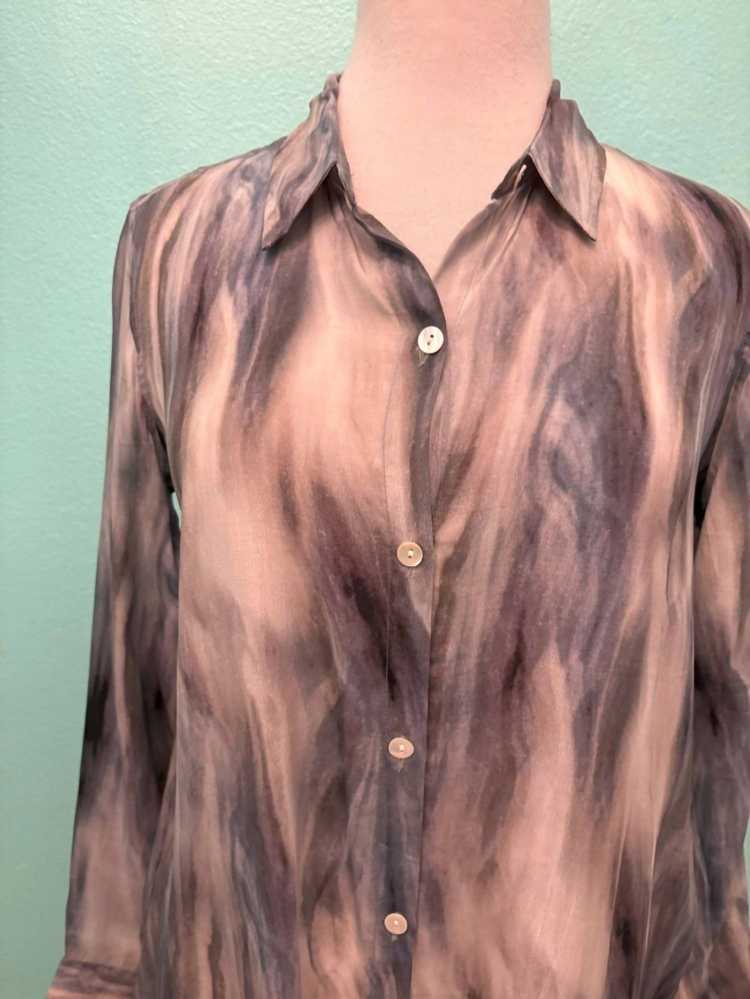 Apny - Women's Button Down Blouse