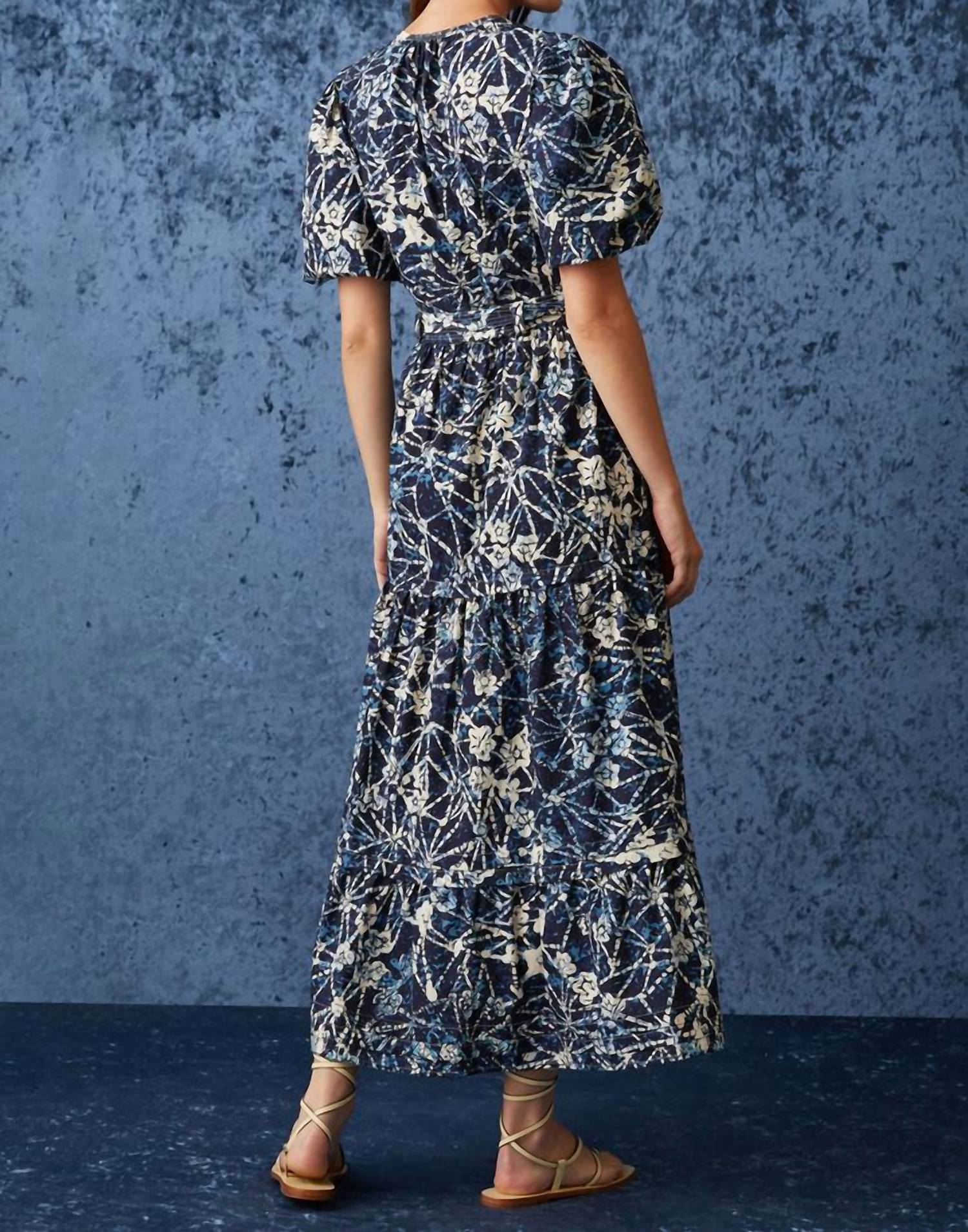 Marie Oliver - Natalie Batik Floral Midi Dress