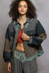 Pol - Pearl And Floral Jacket