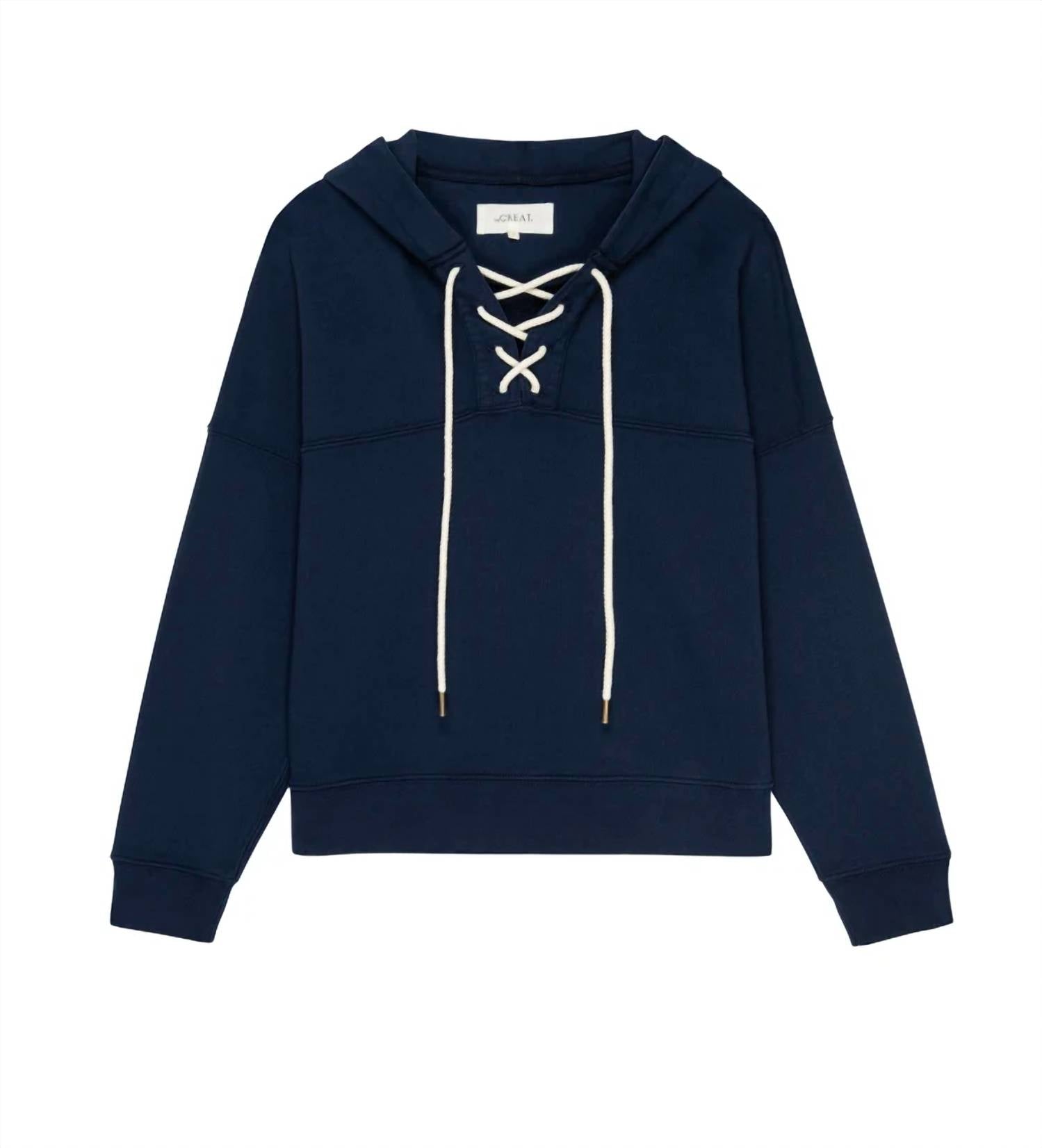 The Great. - Lace Up Hoodie