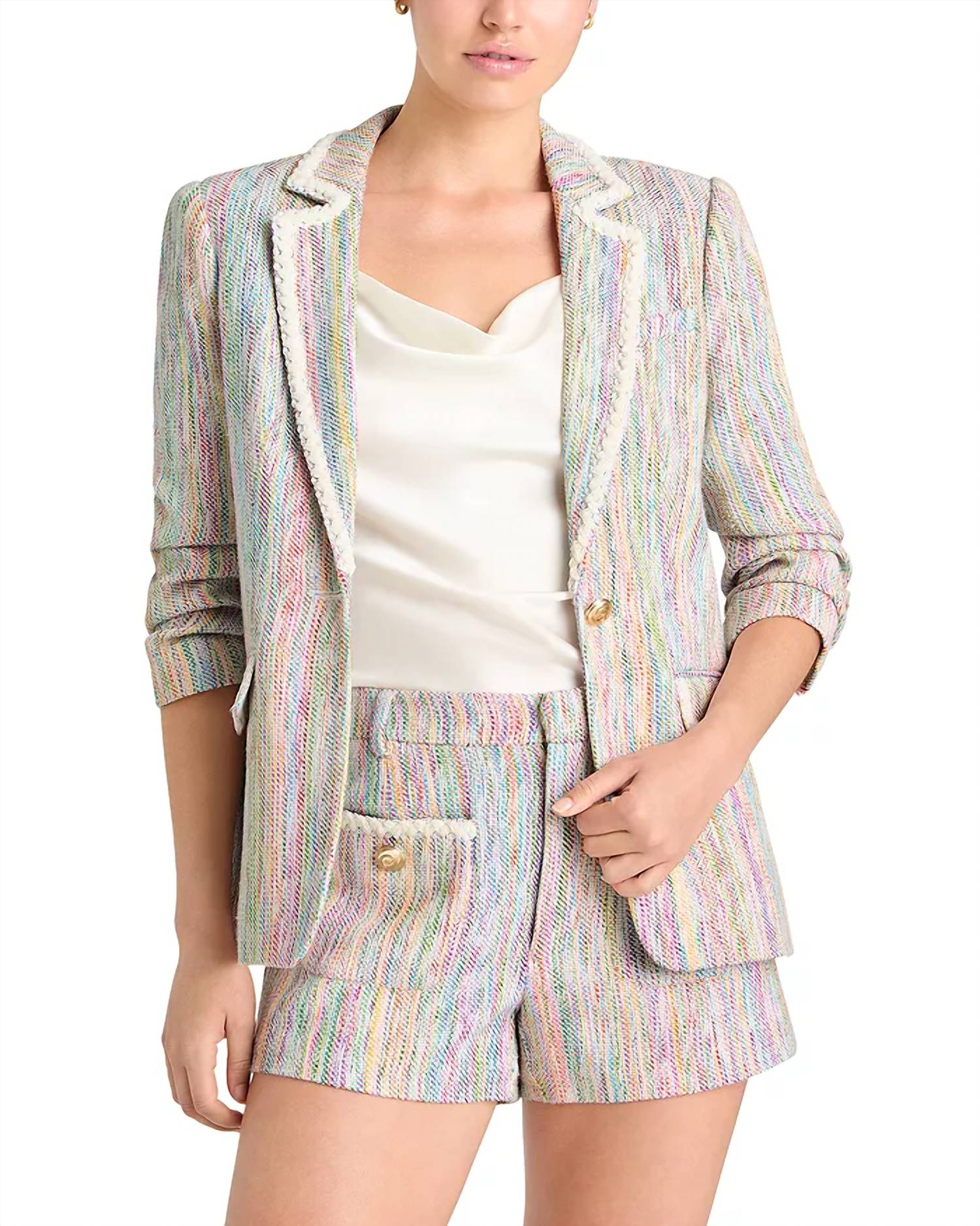 Cinq A Sept - Prism Tweed Khloe Blazer