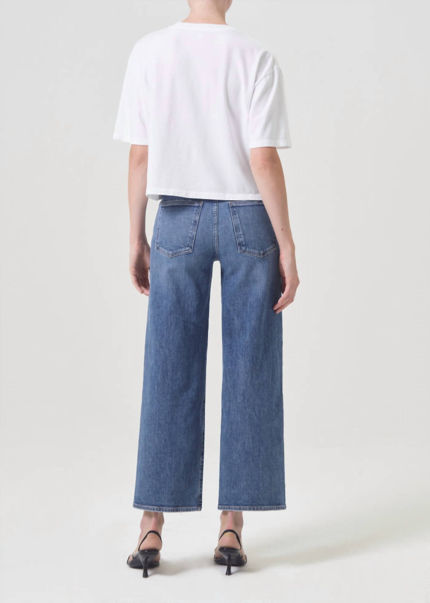 Agolde - Harper Crop Mid Rise Relaxed Straight Jean