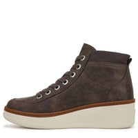 BLOWFISH Women's Camden Wedge Sneakers in grey oiled - women's sneaker - detail view