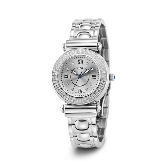 Alor - Cascade Bracelet Diamond Watch