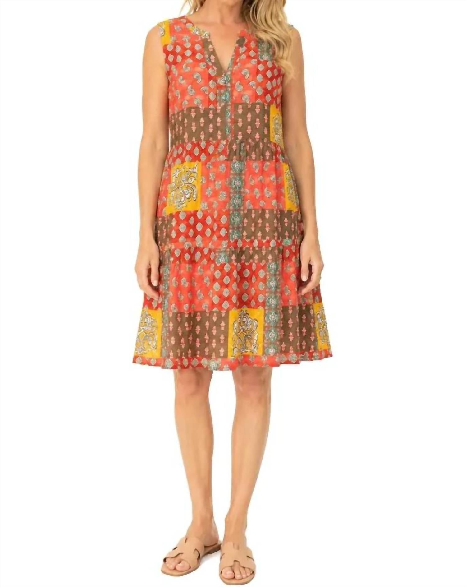 Escape By Habitat - Patchwork Paisley Dress