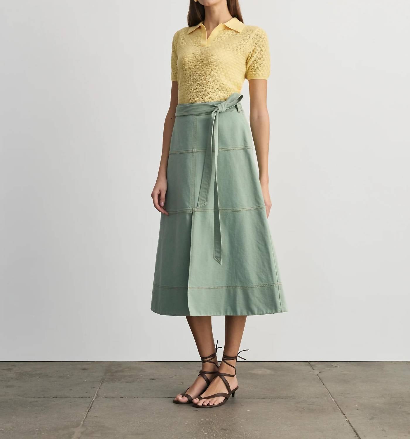 Tanya Taylor - Hudley Denim Midi Skirt