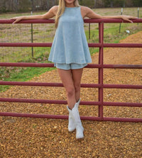 J.Nna - Uptown Top And Shorts Set