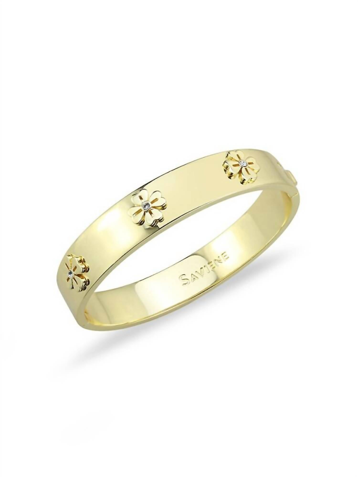 Via Saviene - Clover Bangle Bracelet