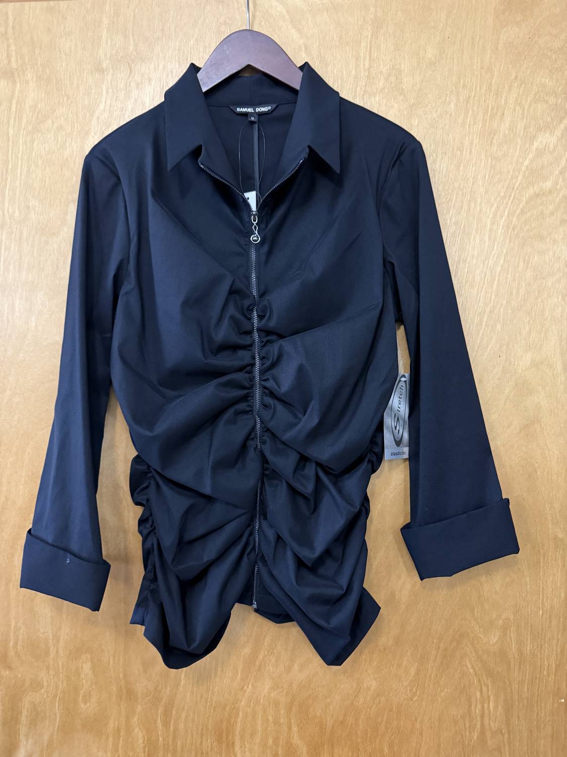 Samuel Dong - Women's Zip Up Blouse