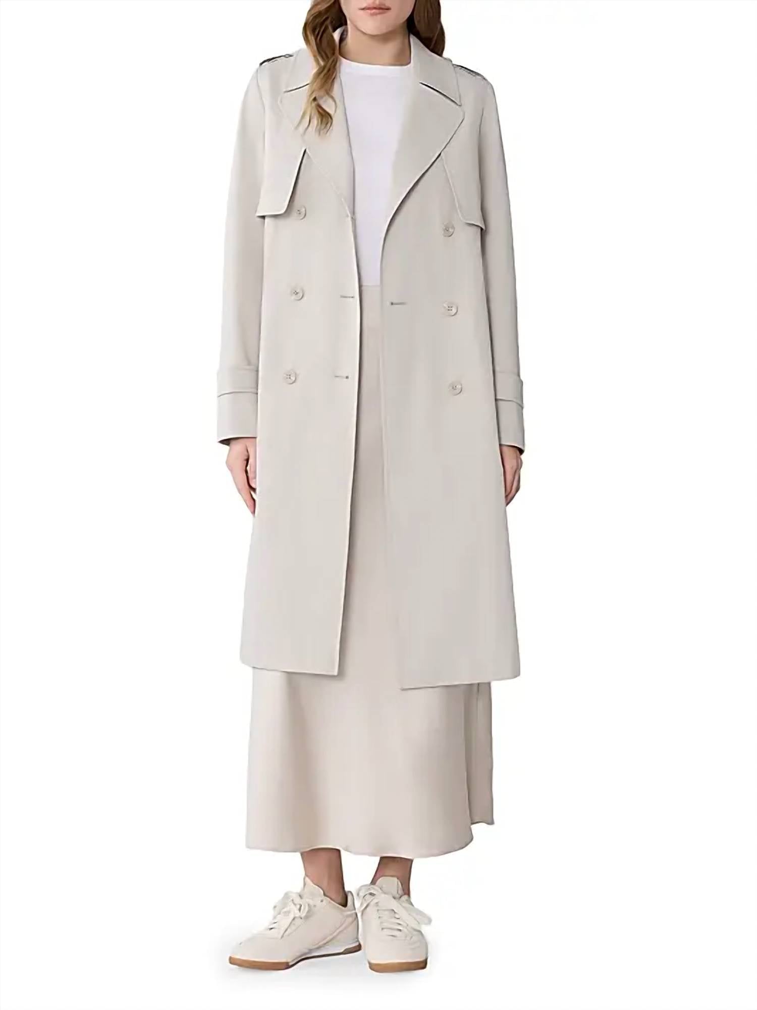 Soia&Kyo - Elanor Pleated Trench Coat