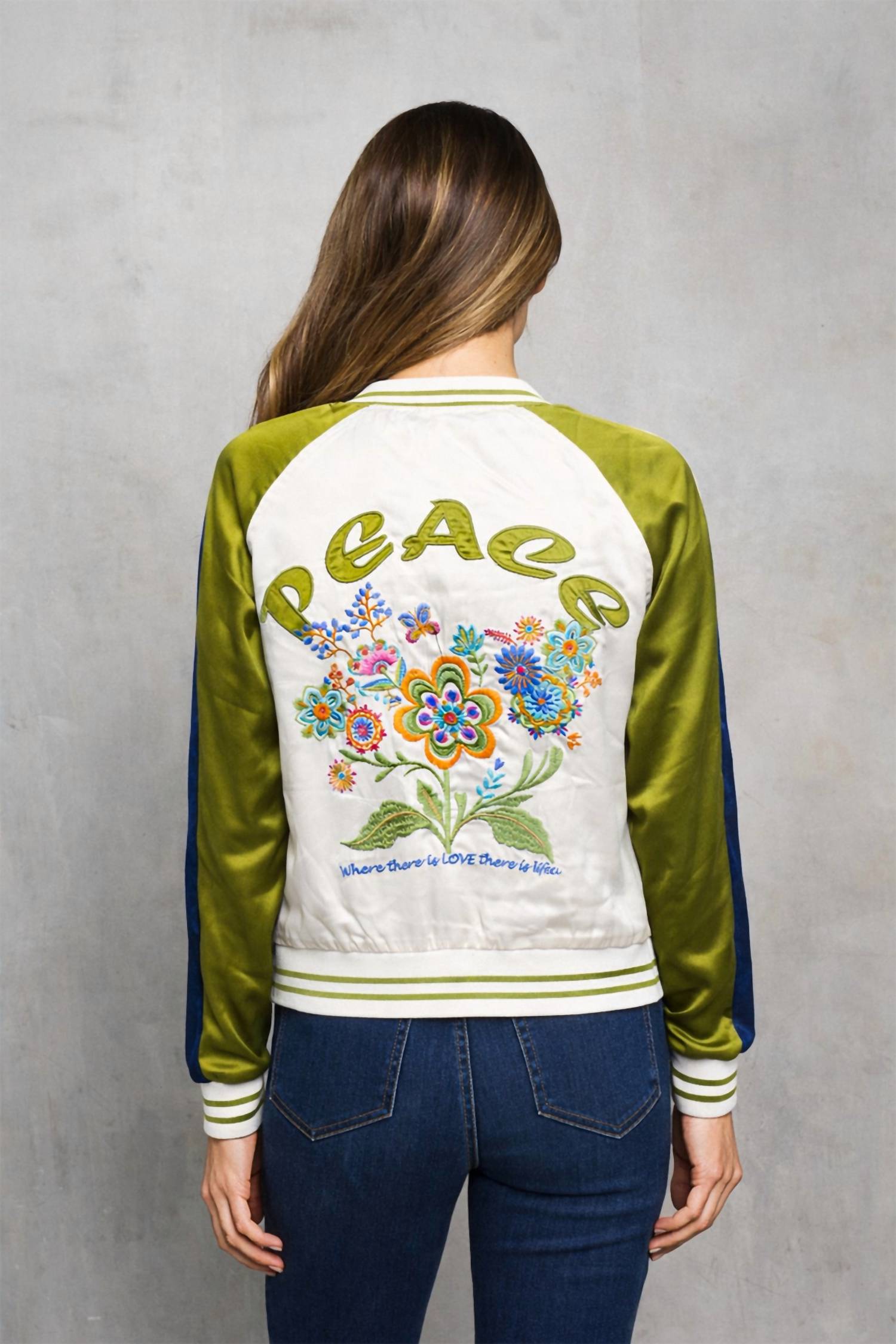 Paparazzi - Retro Floral Print Reversible Jacket