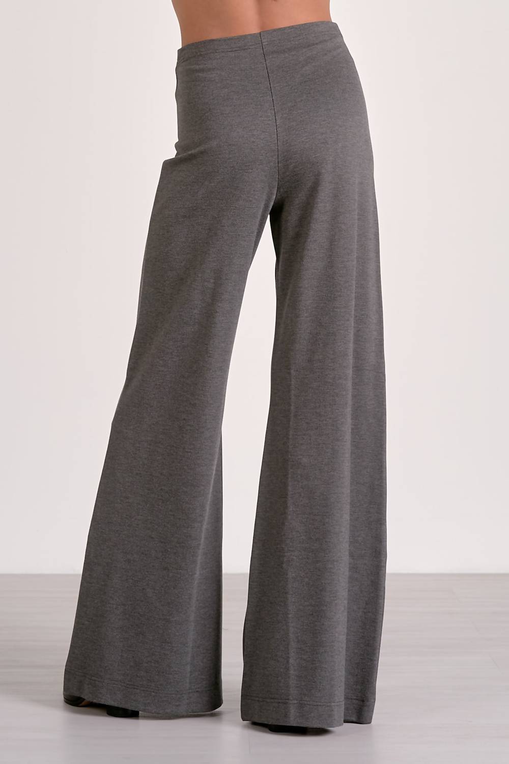 ELAN Wide Leg Pants in gray - women's pants - detail view