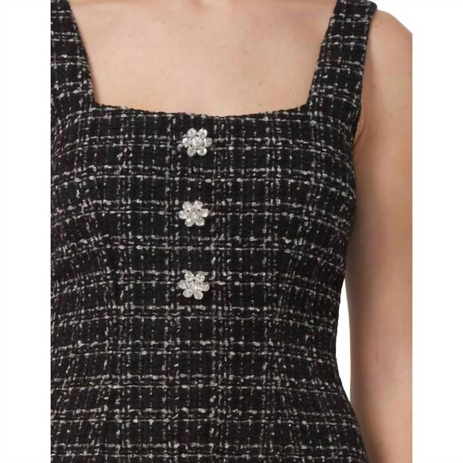 GILNER FARRAR Alease Dress in blk jewel tw - women's dress - view 4