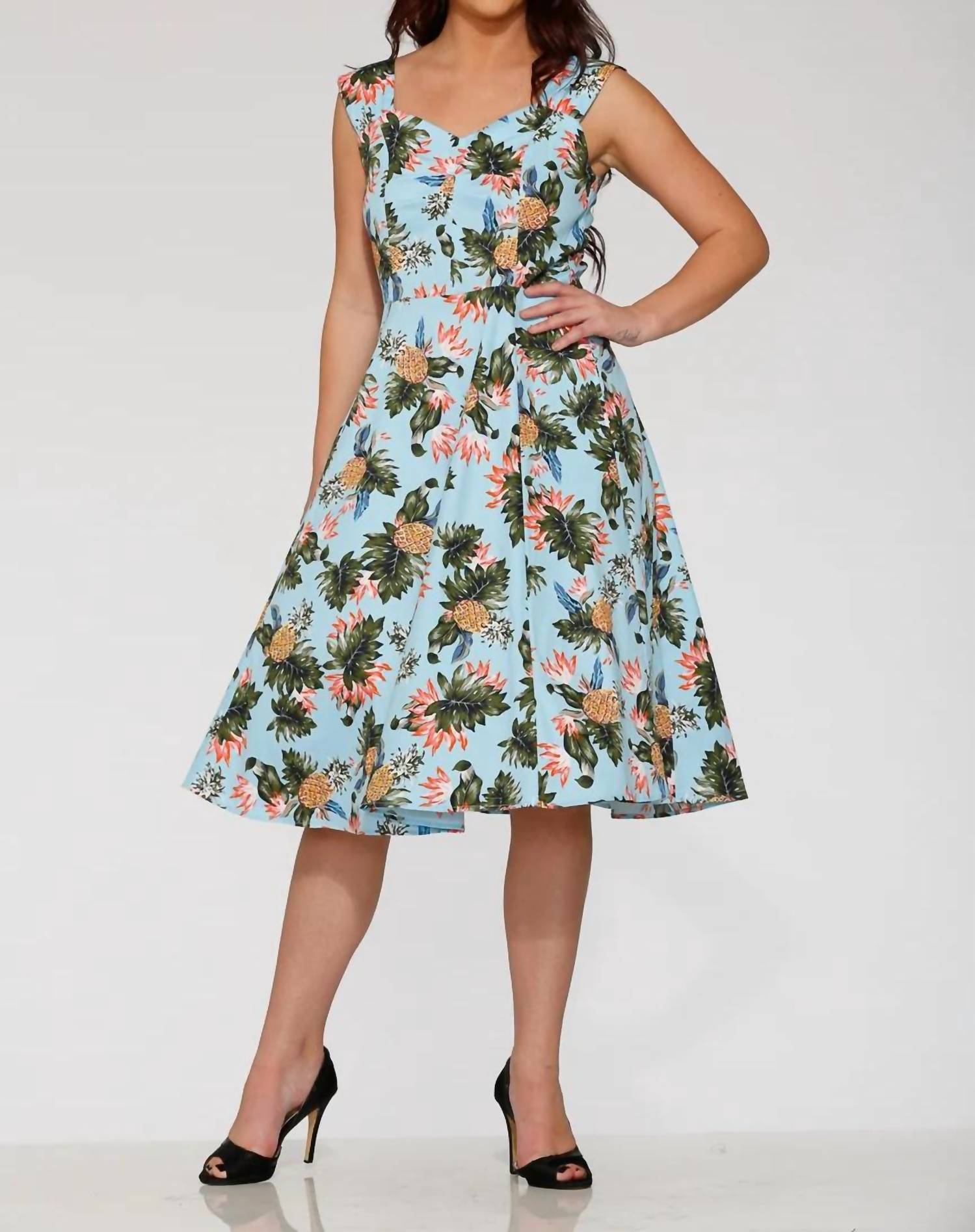 Orchid Bloom - Hawaiian Swing Dress