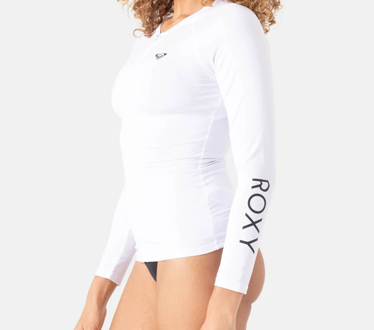 Roxy - New Essentials Long Sleeve Zip Rashguard