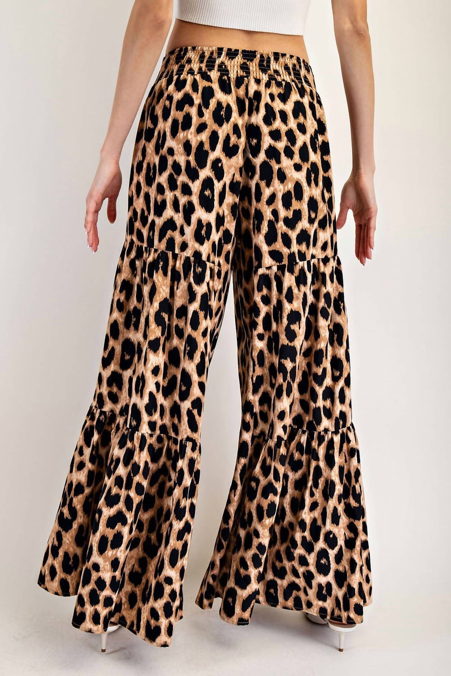 Ee:Some - Tiered Wide Leg Pants