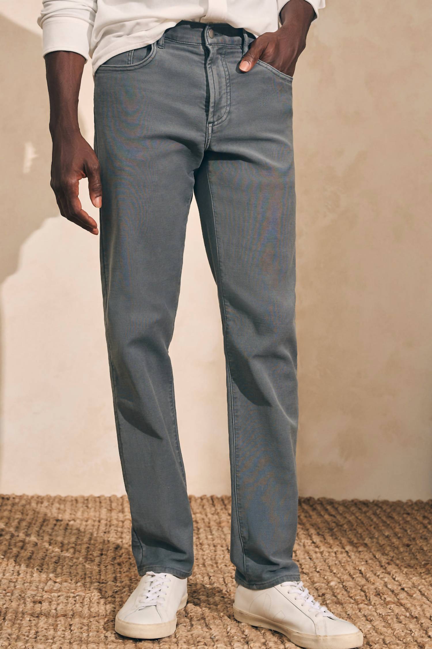 Faherty - Stretch Terry 5-Pocket Pants