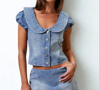 Le Lis - Amelia Denim Top