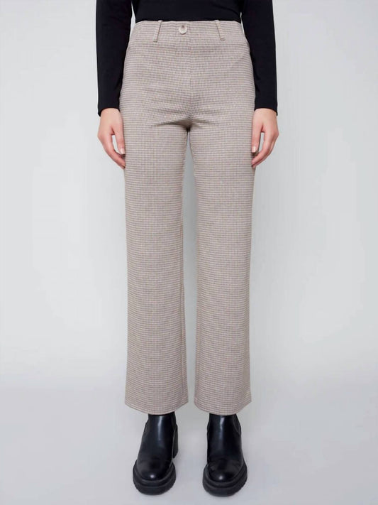 Charlie B - FLARE LEG KNIT PANTS