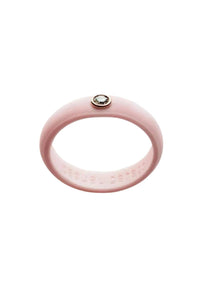 Casual Carats - Silicone Band Set With 0.035ct Diamond