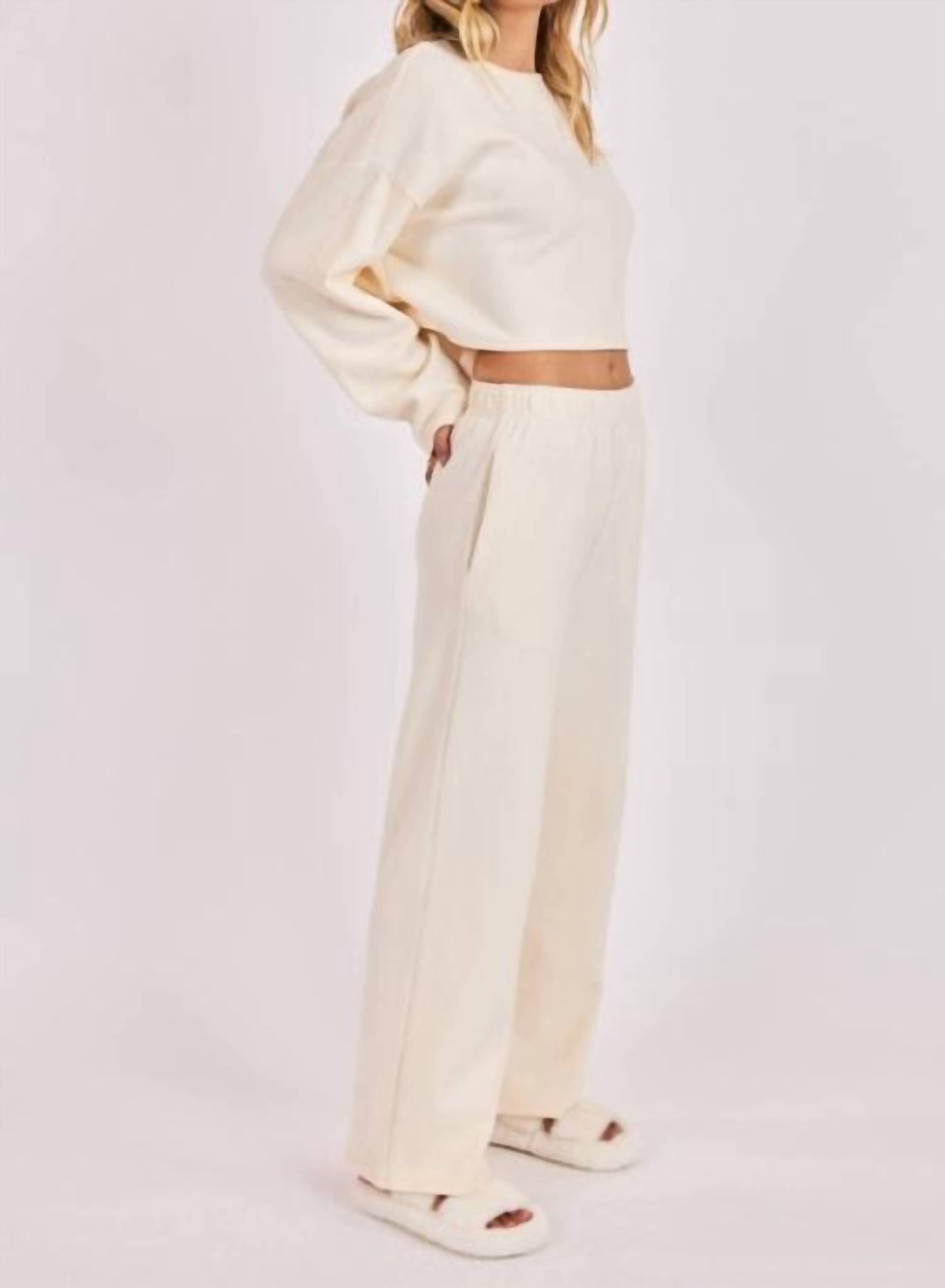 Sadie & Sage - Relaxed Stay Wide Leg Pants