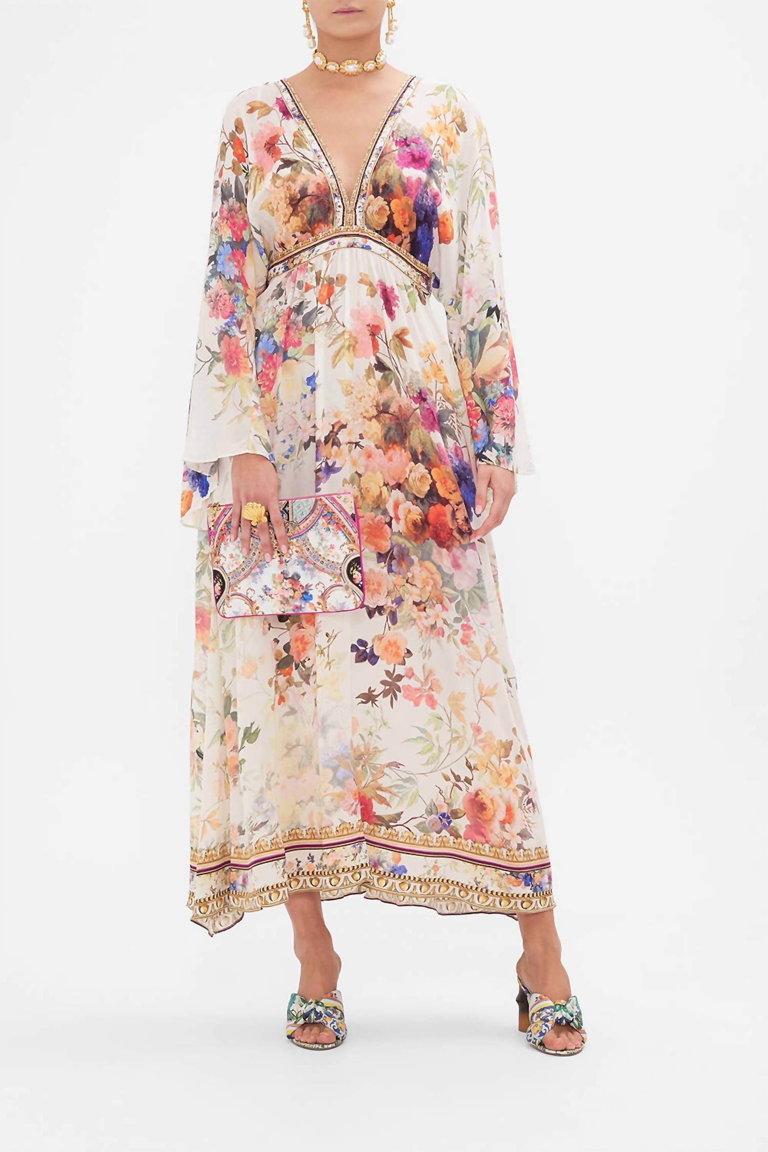 Camilla - Gathered Kimono Dress