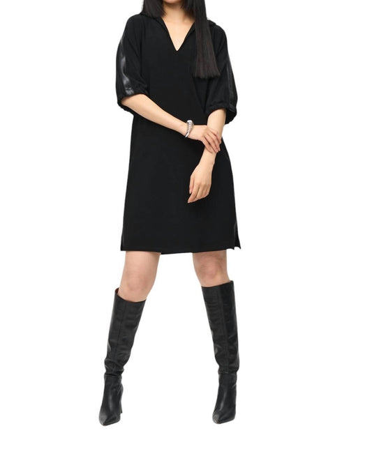 Joseph Ribkoff - CUTAWAY SLIT MINIMALIST DRESS