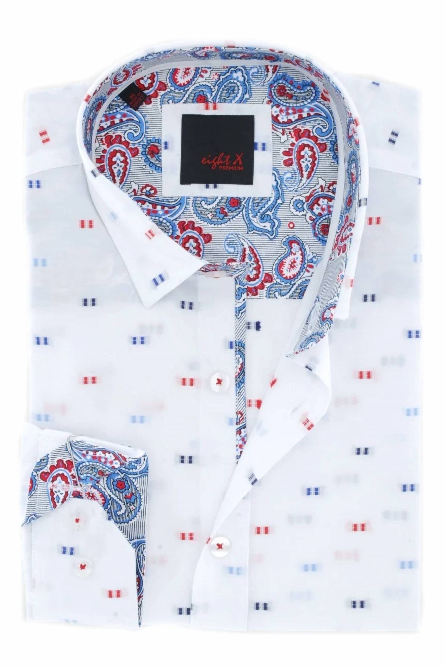 Eight X - Men's Paisley Print Fill Coupe Shirt