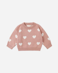 Quincy Mae - Heart Knit Set