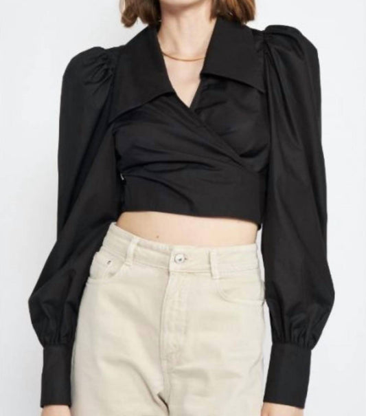 MINNELLI WRAP BLOUSE