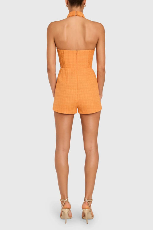 Amanda Uprichard - Archer Button-up Playsuit