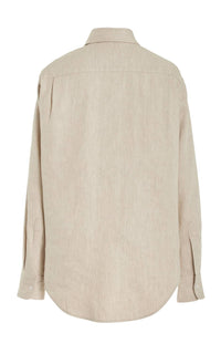 Brandon Maxwell - Allie Button Up Boyfriend Shirt