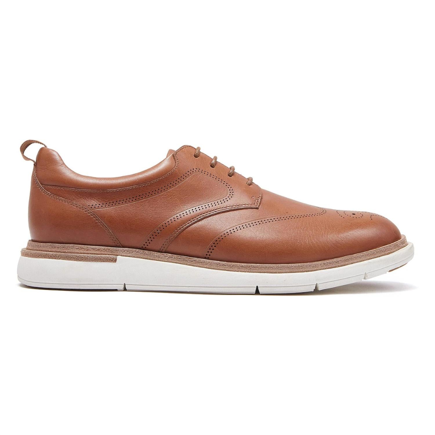 Shooz Wellness - Men's Marine Leather Oxford Brogue Shoes