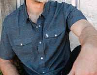 Raised By Coyotes - Men's Cowboy Threads Pearl Snap Shirt