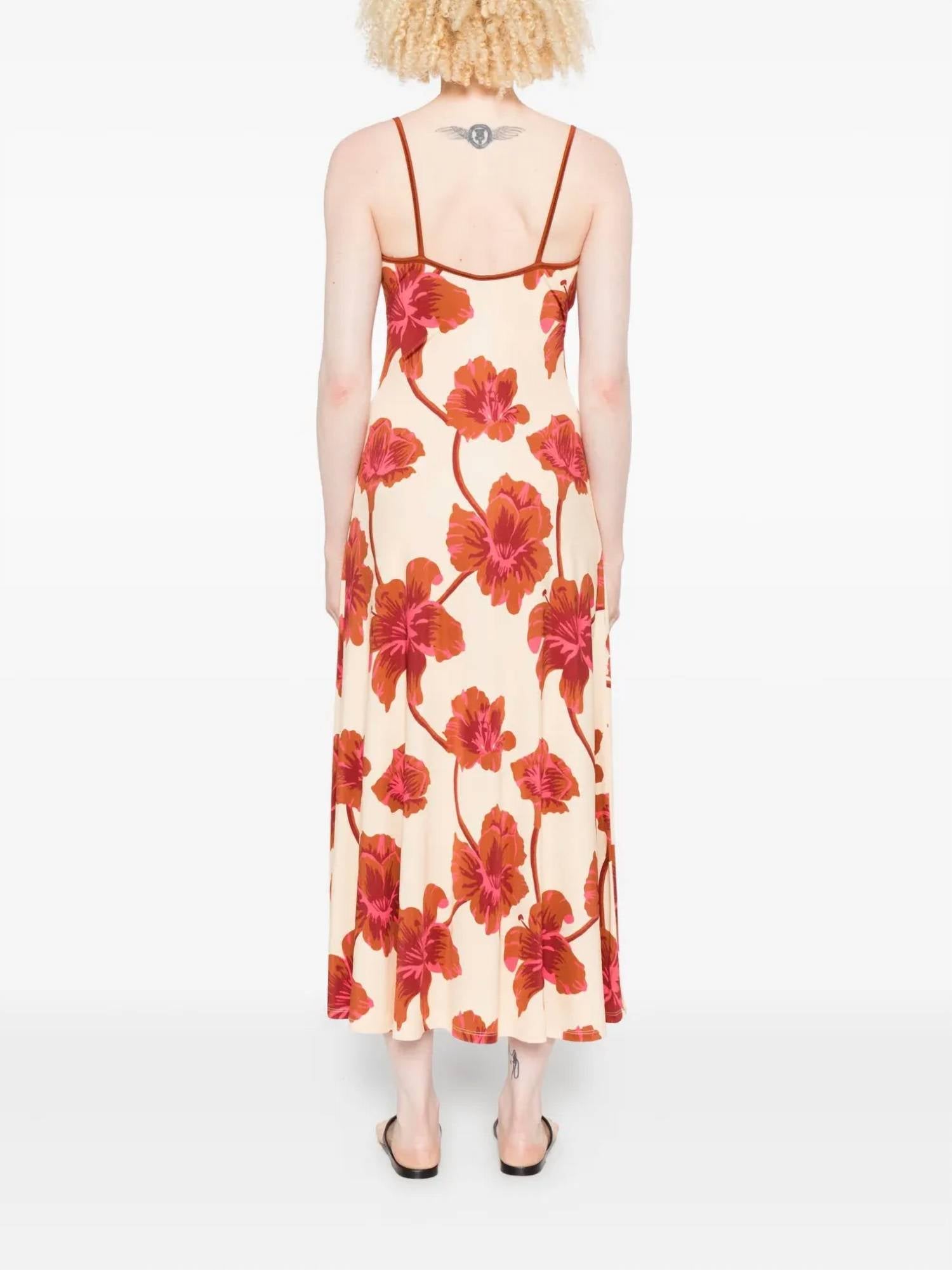 Johanna Ortiz - Sendero De Astromelias Midi Dress