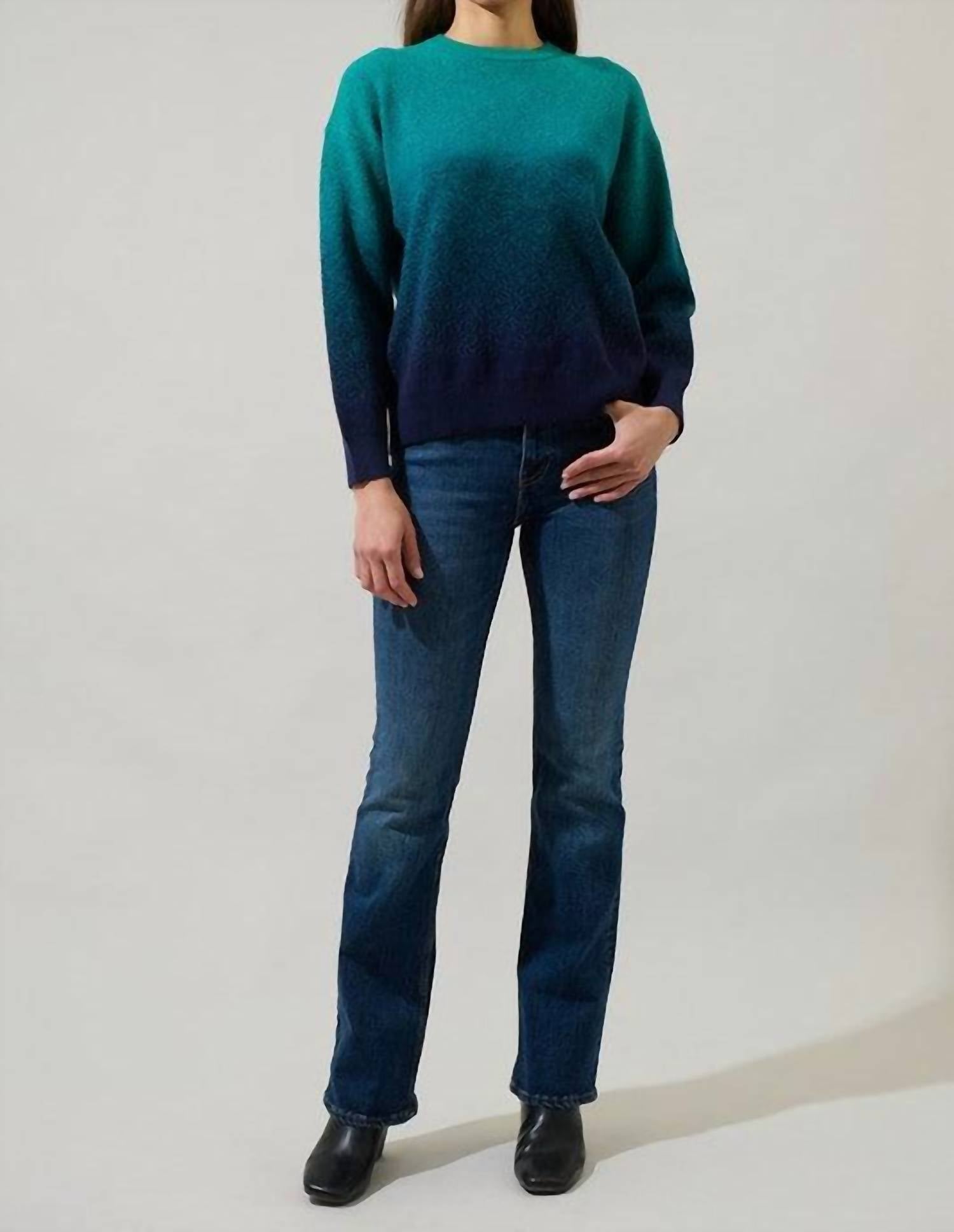 Sugarlips - Nessa Gradient Ombre Long Sleeve Sweater
