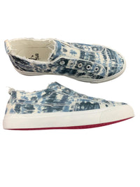 Corkys Footwear Women's Babalu Shoe in blue tie dye - women's sneaker - detail view