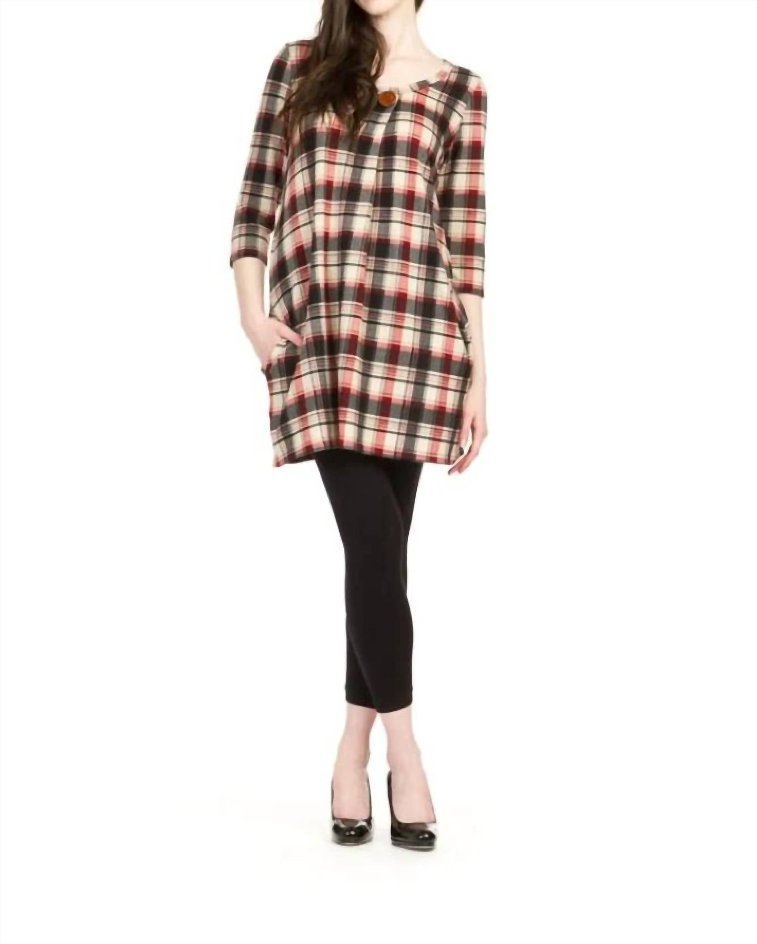 Papillon - Pleat Front Sweater Dress