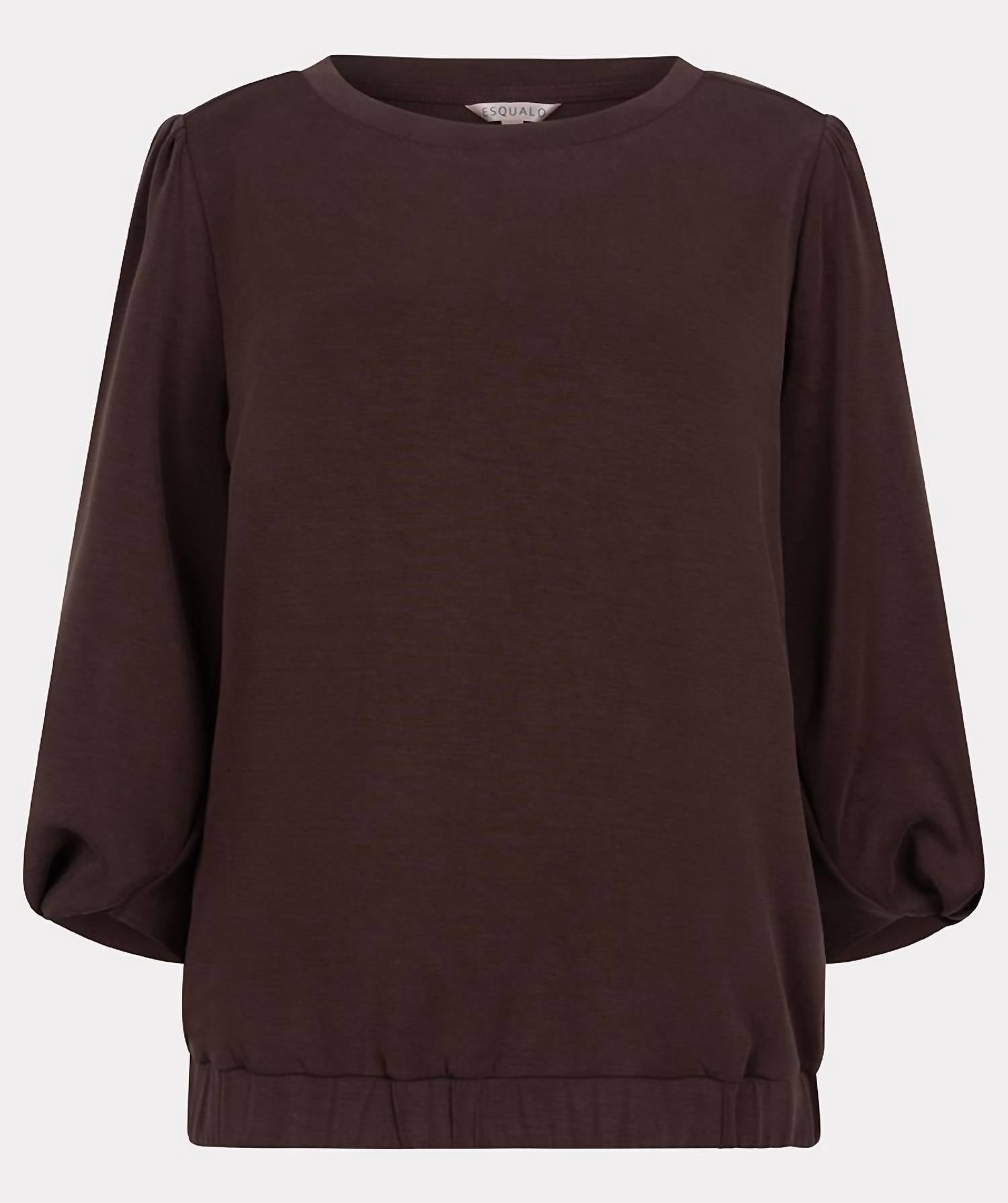 Esqualo - Twisted Sleeve Modal Sweater