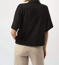 Joseph Ribkoff - Asymmetrical Scuba Boxy Jacket