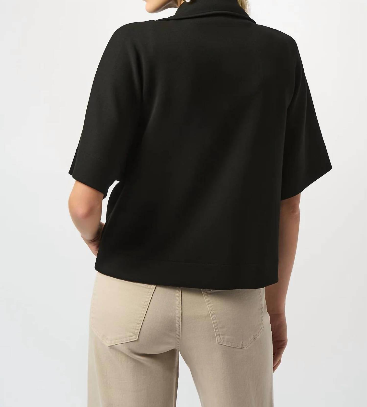 Joseph Ribkoff - Asymmetrical Scuba Boxy Jacket