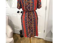 Haptics - Paisley V Neck Dress
