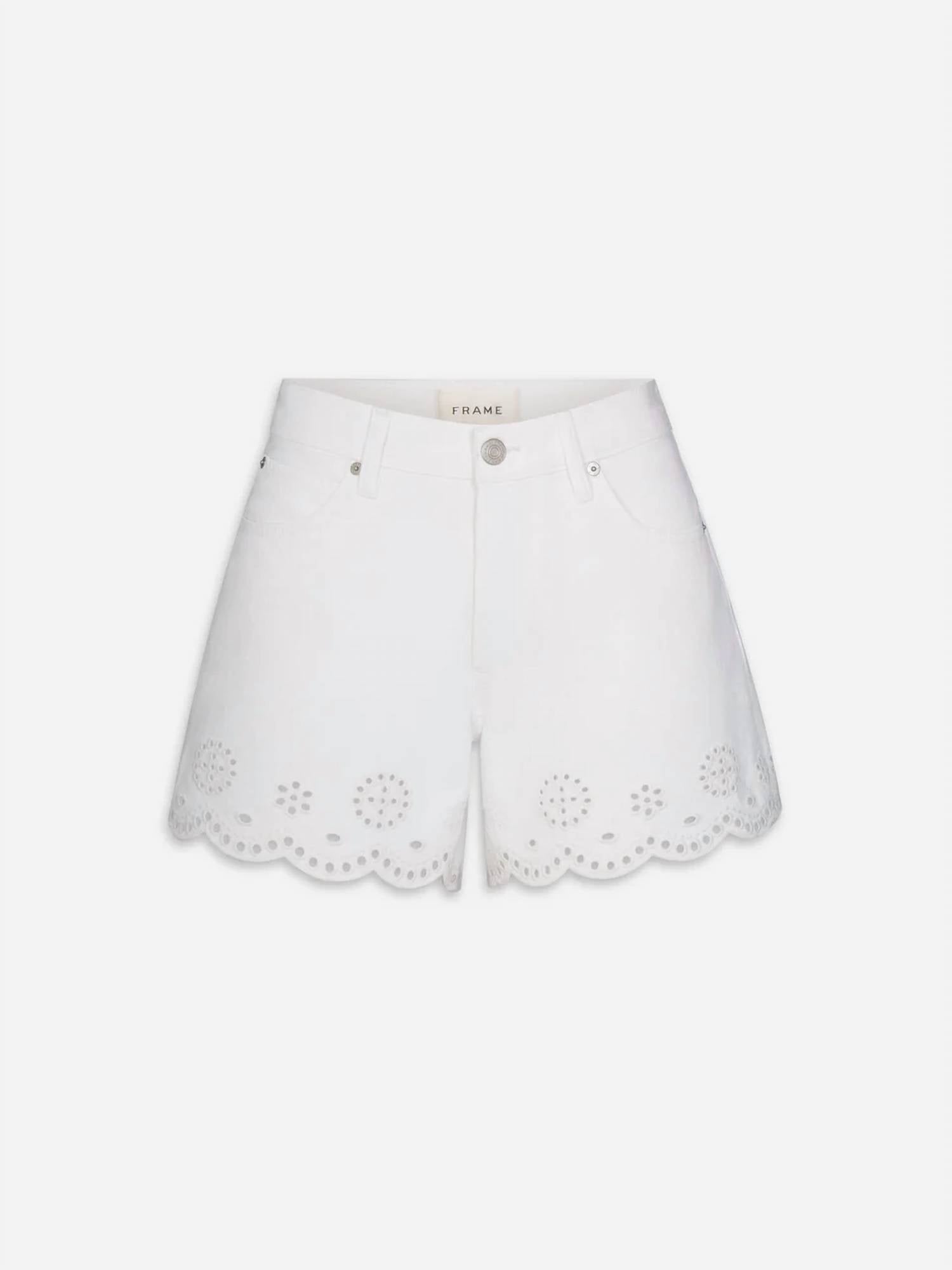 Frame - Eyelet Hang Short