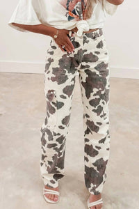 66Disco - Cattle Days High-waisted Straight Jeans