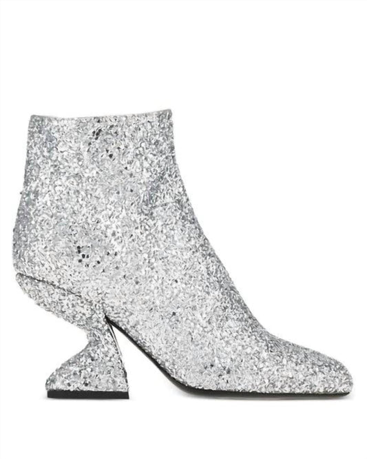 Salvatore Ferragamo - Women's Glitter Ankle Booties