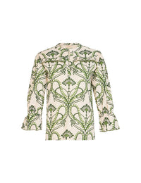 Beyond By Vera - Stella Ruffled Hem Blouse