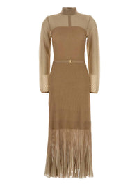 Zimmermann - Hypnotic Metallic Midi Dress