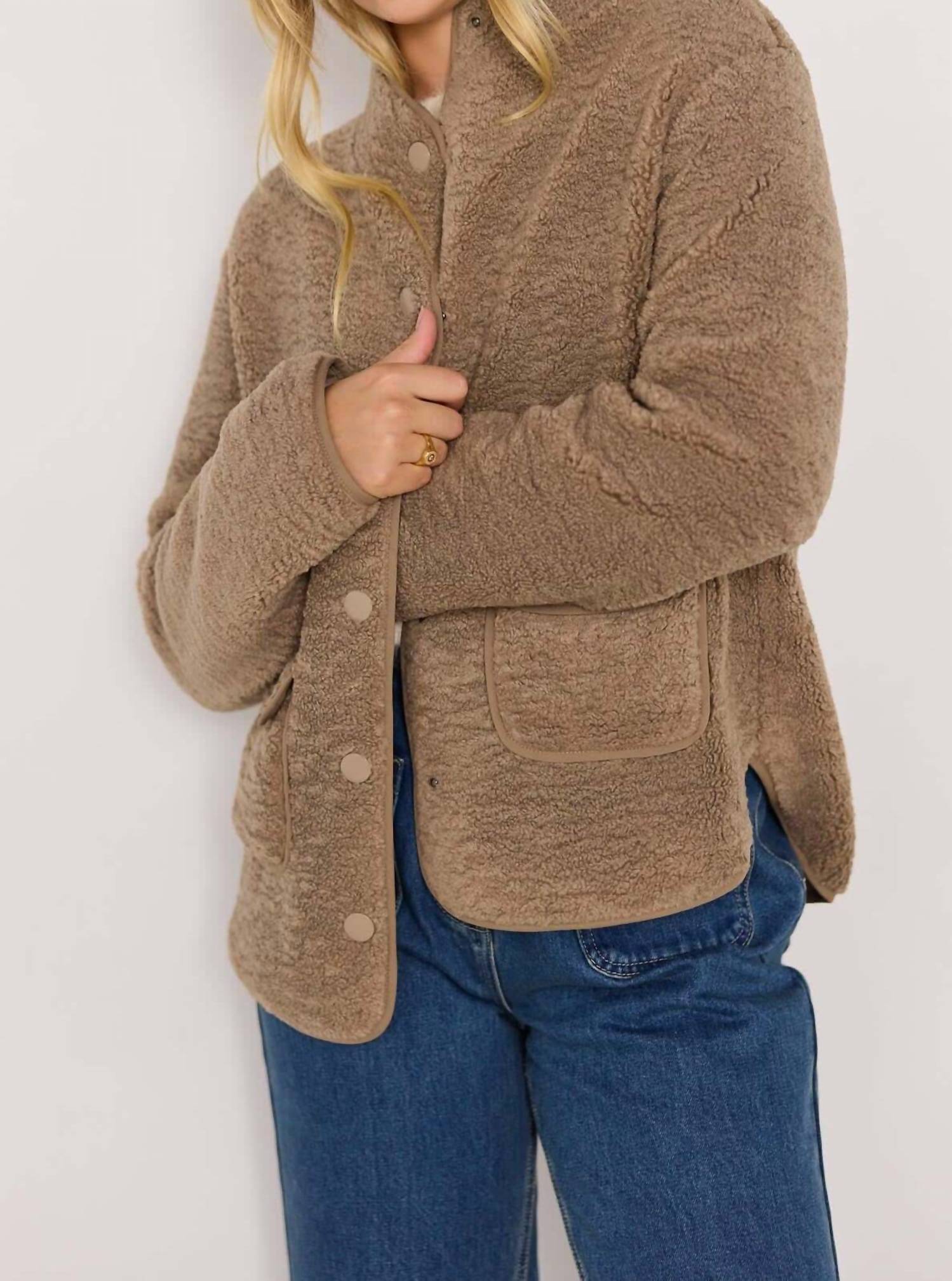 Minkpink - Emma Sherpa Jacket