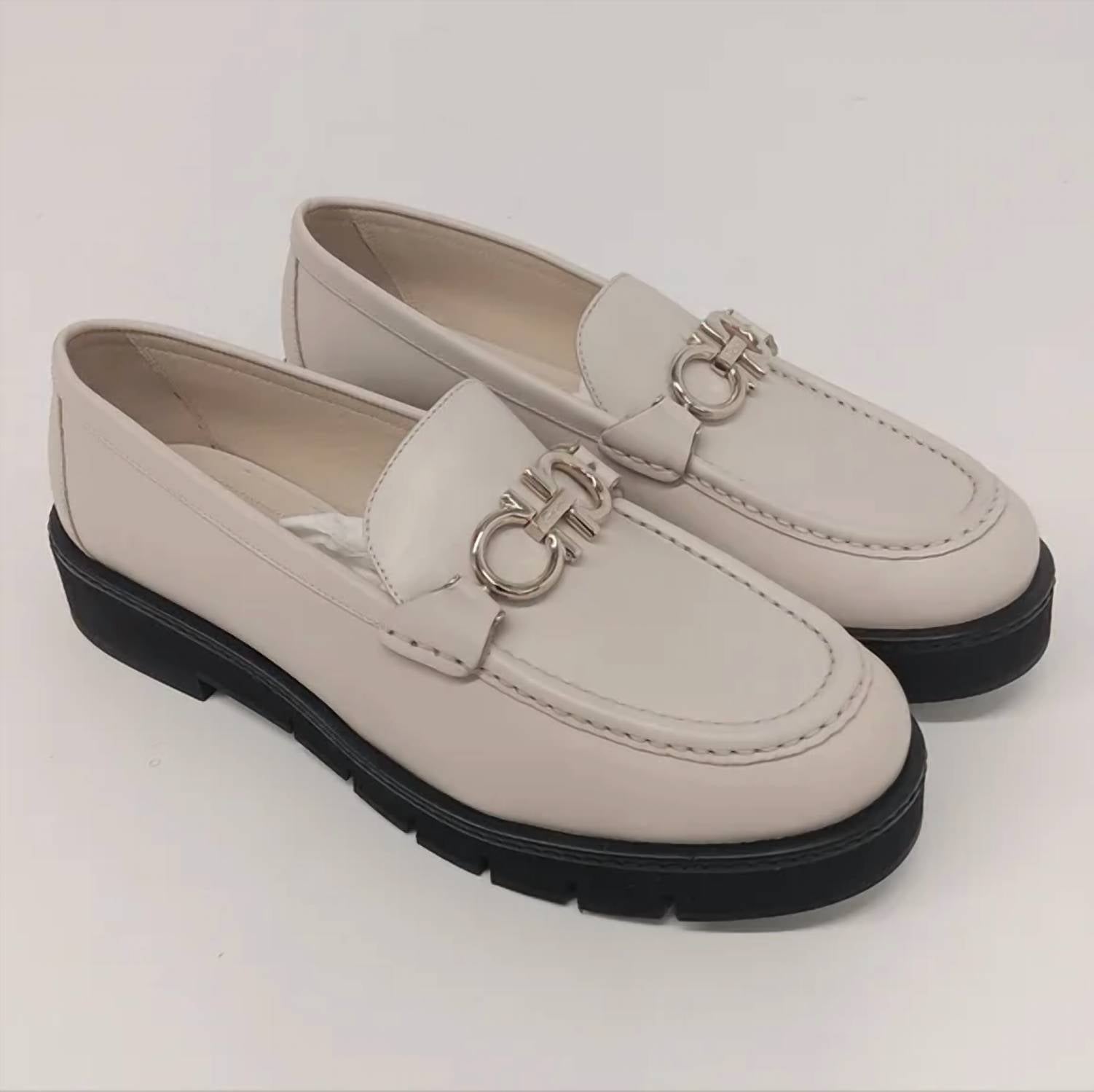 Salvatore Ferragamo - Women's Rolo Double Gancio Bit Loafers